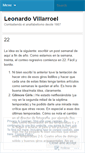 Mobile Screenshot of leonardovillarroel.com